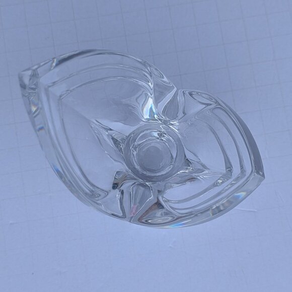 Vintage Art Deco Mikasa German Crystal Tulip 5.25" Candle Holder - Picture 9 of 14